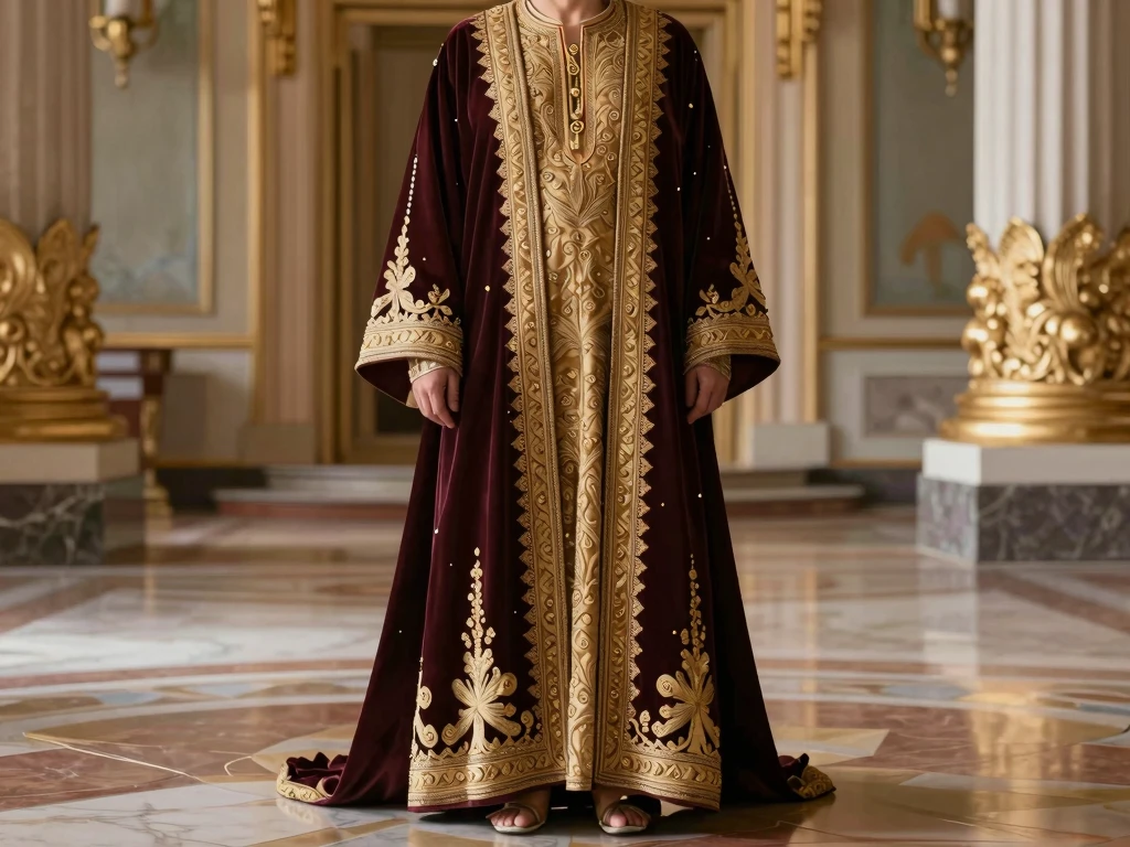 قفطان ملكي مطرز